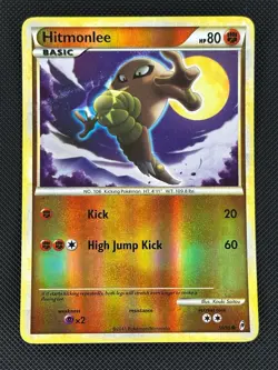 Hitmonlee 58/95 Common Call of Legends Pokemon Reverse Holo Lightly Played - Image 1