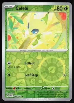 CELEBI ( SCR 4/142 ) REVERSE HOLO - Pokemon - 2024 SATOMA LP - Image 1