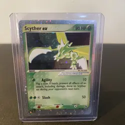 2003 pokemon Ruby and Sapphire (RS) Scyther EX #102/109 - Image 1