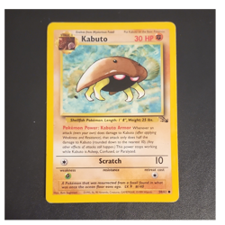 Kabuto #50/62 Fossil Unlimited Regular Common Eng 30HP Stage 1 WotC - Image 1