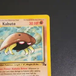 Kabuto #50/62 Fossil Unlimited Regular Common Eng 30HP Stage 1 WotC - Image 5