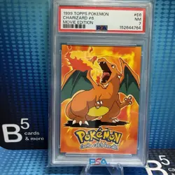 Charizard E6/E12 Topps 1999 Pokemon Movie Edition PSA 7 - Image 1