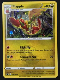 SWIRL 🌀 Flapple Cosmos Holo Black Star Promo - SWSH189 Pokemon TCG LP+ - Image 2