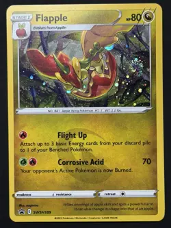 SWIRL 🌀 Flapple Cosmos Holo Black Star Promo - SWSH189 Pokemon TCG LP+ - Image 4