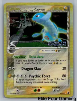 Latios 9/113 Holo Rare Delta Species Pokemon Reverse Holo Moderately Played - Image 1