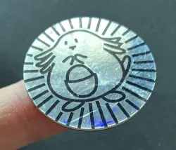 Chansey Pokemon Coin Wizards 1999 Silver Original WOTC Of The Coast RARE - Image 3