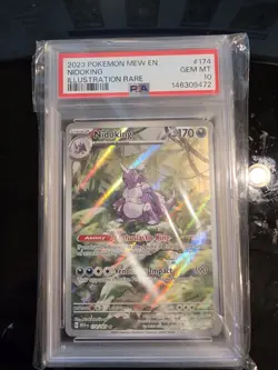 Pokemon 2023 SV Scarlet & Violet 151 Nidoking 174/165 IR Holo PSA 10 EN - Image 1