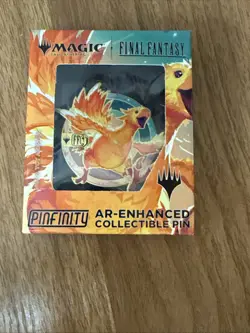 MAGIC THE GATHERING FINAL FANTASY CHOCOBO PINFINITY AR-ENHANCED PIN PROMO - Image 1