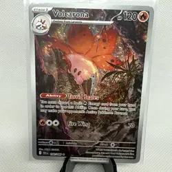 Volcarona 100/086 Illustration Rare Pokemon TCG SV Black Mint - Image 1
