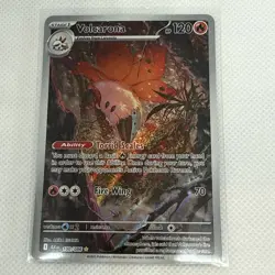 Volcarona 100/086 Illustration Rare Pokemon TCG SV Black Mint - Image 2