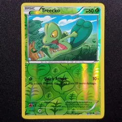 Treecko 6/160 Reverse Holo Common Primal Clash Pokemon Lightly Played - Image 1