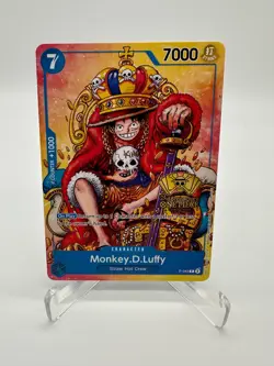 2024 One Piece Monkey.D.Luffy P-043 2nd Anniversary Stamped Convention Promo TCG - Image 1