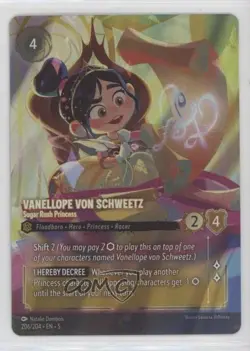 2024 Disney Lorcana - Shimmering Skies 5 Foil Vanellope #206 - Image 1