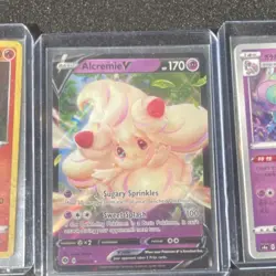 Pokemon TCG 7 Card Mixed Lot - Charmander, Alcremie V, Gyarados GX, Necrozma V - Image 5