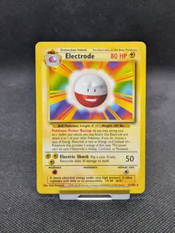 Electrode 21/102 Rare Base Set Pokemon Card WOTC LP-NM - Image 1