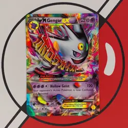 MEGA M GENGAR EX XY166/​​ XY: Black Star Promo Holofoil Pokemon Card LP+ - Image 1
