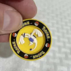 Lugia Pokemon 2000 Nintendo Pokemon The Movie Yellow Promo Coin - Image 2