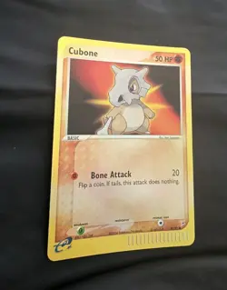 Pokemon TCG Cubone EX Team Magma vs. Team Aqua 40/95 Common 50 NM Reverse Holo - Image 2