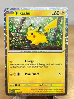 McDonald's Promos 2024 Pikachu 002/015 Holo Promo Pokemon NM/M - Image 1