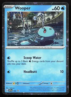 Wooper 155 Holo Promo Scarlet & Violet Promo Pokemon Near Mint - Image 1