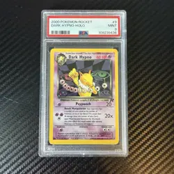 *PSA 9* Dark Hypno Holo Rare 9/82 WoTC Team Rocket EN - Image 1