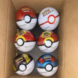 Pokemon TCG Scarlet & Violet Poke Ball Tin 6-Pack - Image 1