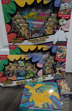 Pokemon Ascended Lot. 2 Poster, Elite Trainer Box, Booster Bundle + Pin Collect - Image 1