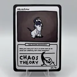 Pokedoodles Gag Teams - Absolemn (Absol) 28/90 - Set 2 Pokemon Fan Art - Image 1