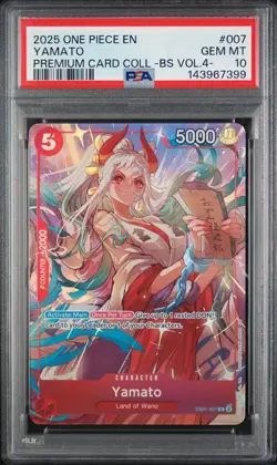 Yamato PSA 10 One Piece Premium Card Collection Volume 4 #EB01-007 ENGLISH - Image 1