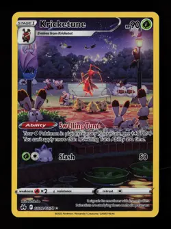 Kricketune GG02/GG70 Holo Crown Zenith Galarian Gallery Pokemon Cards - Image 1
