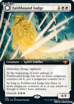 Faithbound Judge (Extended Art) [VOW - 348] Innistrad: Crimson Vow - Image 1
