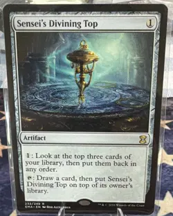 MTG Sensei's Divining Top Eternal Masters 232/249 Rare Artifact - Image 1