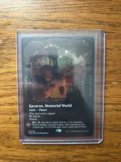 MTG Kavaron, Memorial World Edge of Eternities Borderless Mythic Galaxy Foil NM - Image 1