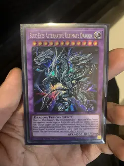 Yugioh Blue-Eyes Alternative Ultimate Dragon Prismatic Secret Rare TN19-EN001 NM - Image 1