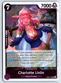 Charlotte Linlin EB03-034 One Piece Extra Booster: One Piece Heroines Edition NM - Image 1