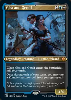 1 x Gisa and Geralf - Foil Etched - Starter Commander Decks - NM-Mint - MTG - Image 1