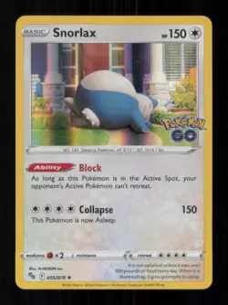 HOLO SNORLAX RARE HOLO 055/078 MP POKEMON - Image 1