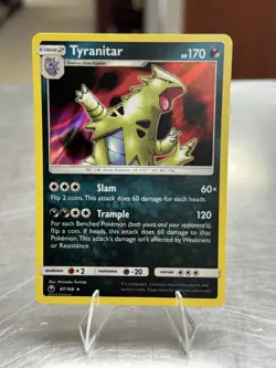 Tyranitar 87/168 Holo Rare Celestial Storm Pokemon Holo Near Mint - Image 1
