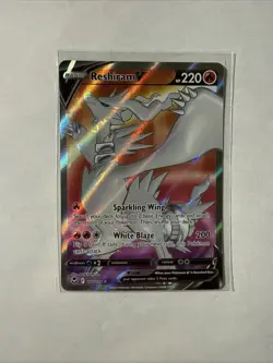 Pokemon TCG - Reshiram V Full Art - 172/196 - Silver Tempest - Image 1