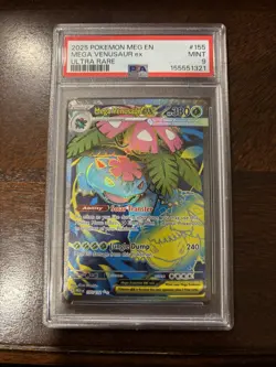 Pokemon TCG Mega Venusaur ex 155/132 Ultra Rare Holo PSA 9 - Image 1
