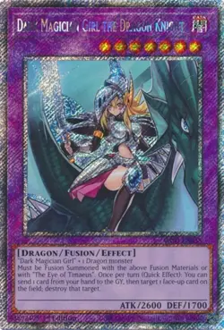Yugioh! Dark Magician Girl the Dragon Knight - RA03-EN258 - Platinum Secret Rare - Image 1