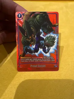 Bandai Dragon Ball Super Card Game Proud Saiyan FS07-12 RED MANGA - Image 1