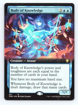MTG Body of Knowledge (Extended Art) R Commander Legends 631 NM - Image 1