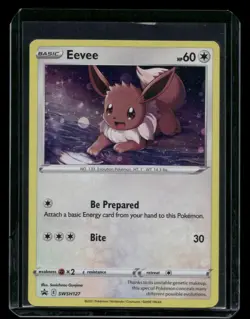 Eevee SWSH127 Holo Sword & Shield Promo Pokemon Card NM/M - Image 1