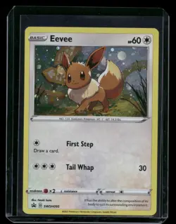 Eevee SWSH095 Holo Sword & Shield Promo Pokemon Card NM/M - Image 1