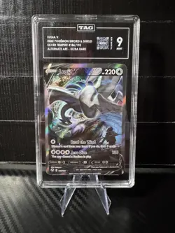Lugia V 186/195 TAG 9 Mint Alt Art SWSH Silver Tempest 2022 Pokemon - Image 1