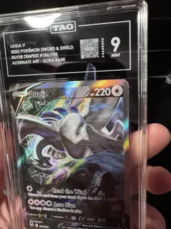 Lugia V 186/195 TAG 9 Mint Alt Art SWSH Silver Tempest 2022 Pokemon - Image 4