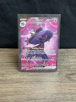 Pokemon Mismagius EX 112/094 Full Art Ultra Rare Phantasmal Flames NM - Image 1