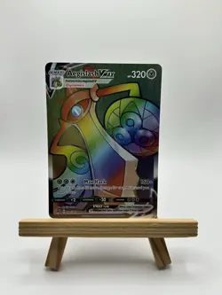 Aegislash VMAX 190/185 Vivid Voltage Rainbow Secret Rare Pokemon Card - Image 1