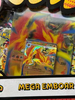Pokemon TCG Ascended Heroes Mega Emboar EX Box Factory Sealed - Image 3